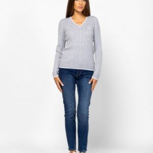 Μπλούζα πλεκτή με logo